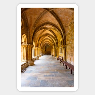 The Cloister at the Old Coimbra Cathedral Sticker